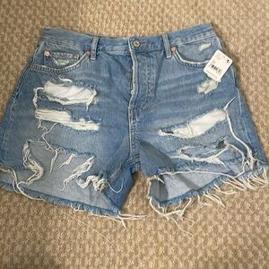 Brand new We The Free/ Free People blue Jean shorts